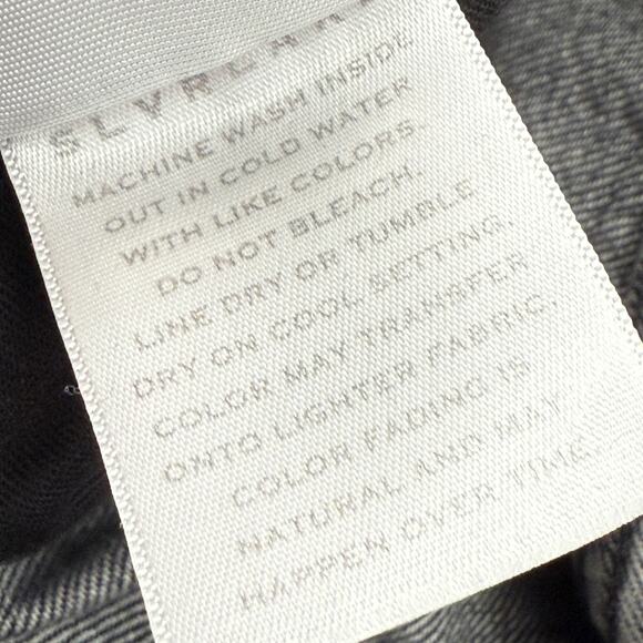 SLVRLAKE Hero Jeans Size 25 Midnight Rider NEW Distress High Rise Fray Straight - Picture 15 of 16